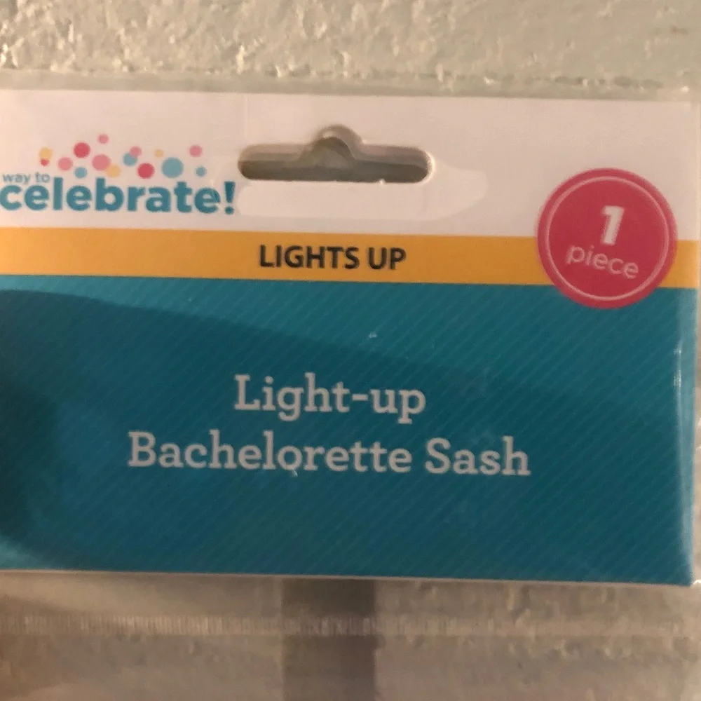 Bachelorette Party Sash - Pink Lightup